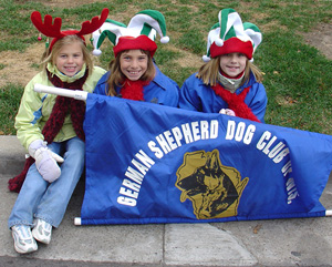 Participating in the Milwaukee Christmas parade